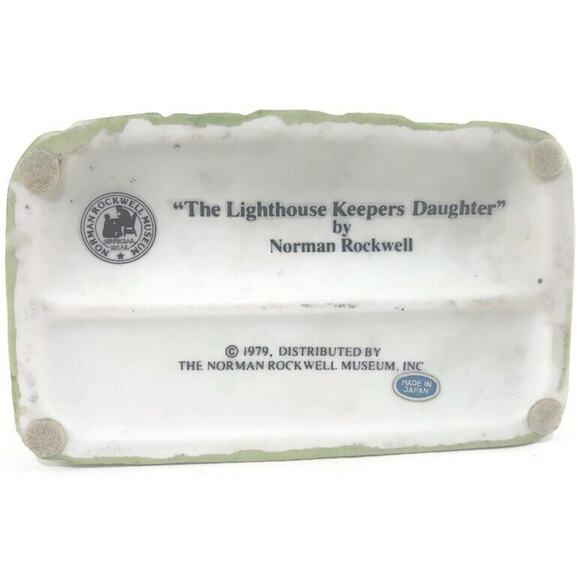 Lighthouse Keepers Daughter Porcelain Figurine Norman Rockwell 1979 Vintage - Picture 7 of 8